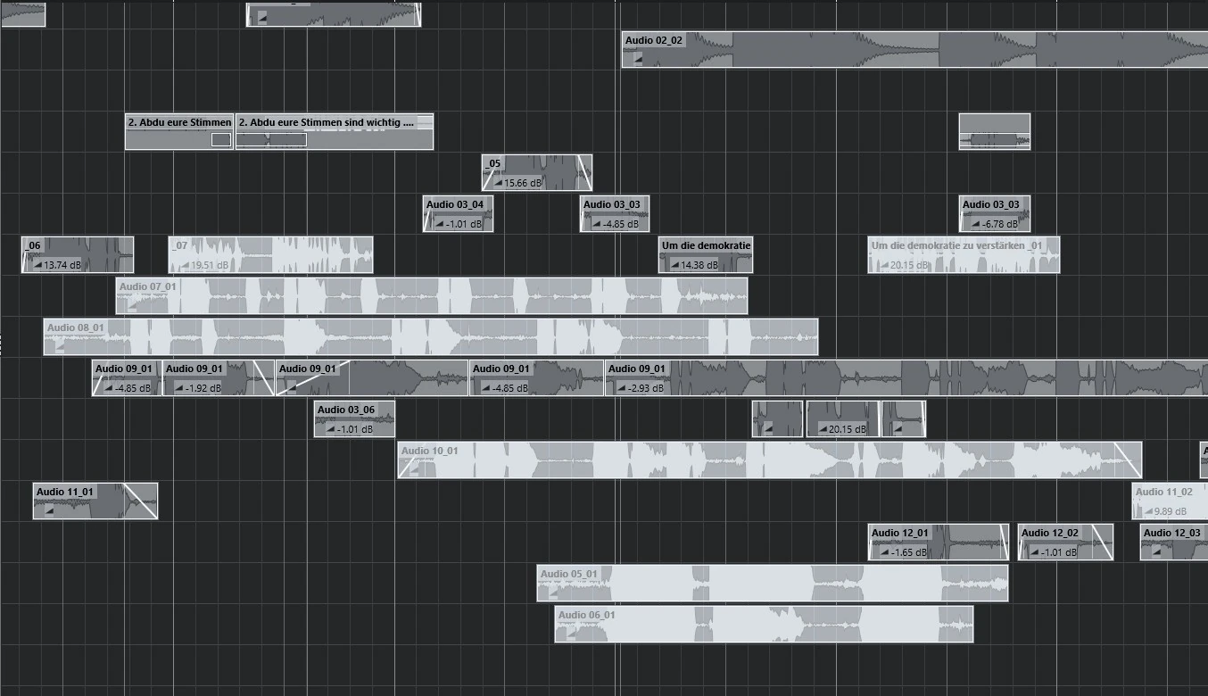 Soundcollage Eindruck 1